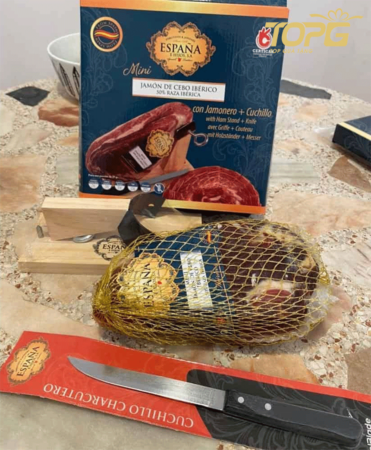 Đùi Heo Muối Mini Jamon Iberico 1kg 4 dui heo muoi mini jamon iberico 1kg 1