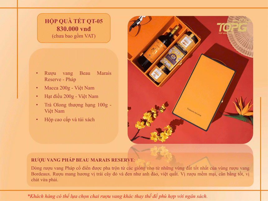 Hộp quà tặng QT05 5 Catalogue hộp quà tặng QT05