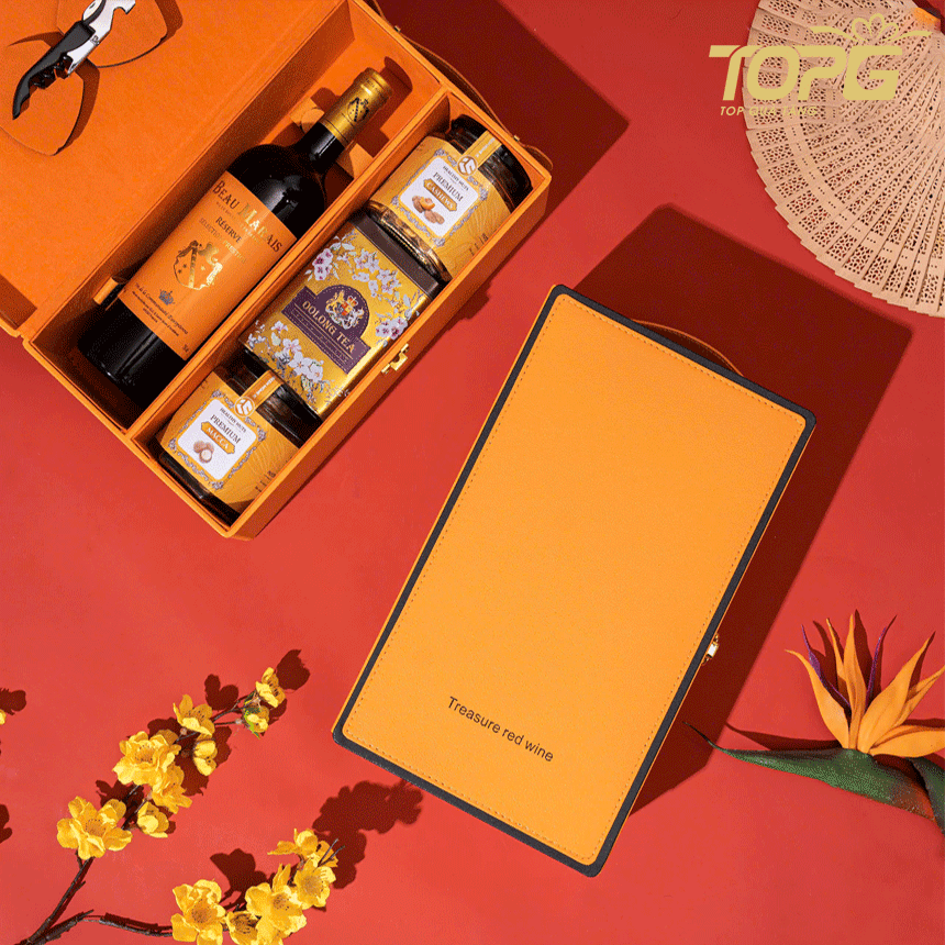 Đặt hộp quà tết số lượng lớn – Giải pháp tri ân doanh nghiệp tối ưu cùng TOP QUÀ TẶNG 7 hop qua tang qt05