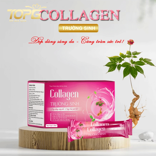 Collagen Trường Sinh - Giúp cải thiện độ ẩm, độ đàn hồi cho da